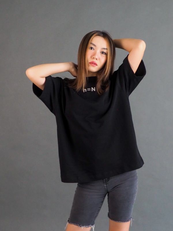 null hypothesis female model with biker jean shorts